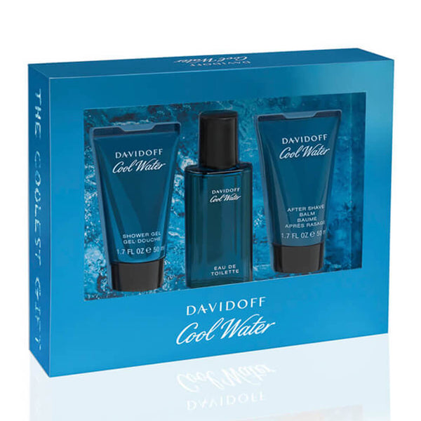 Davidoff Cool Water Eau De Toilette Gift Set For Men
