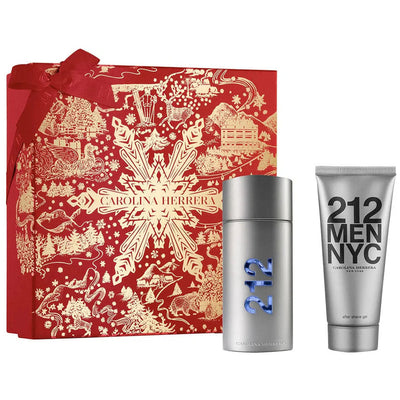 Carolina Herrera 212 Eau De Toilette For Men 2pcs Set