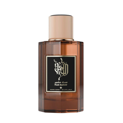Ibraheem Al Qurashi Musk Kashmir Extrait De Parfum 100ml bottle display