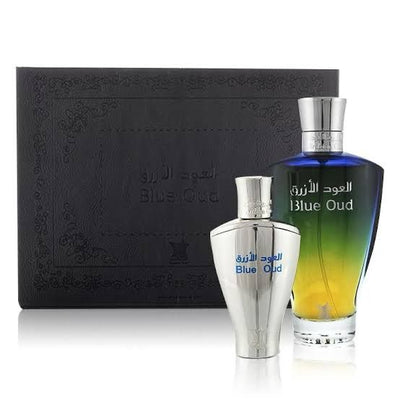 Arabian Oud Blue Oud Gift Set – A luxurious woody fragrance with rare Indian oud, musk, and floral notes.