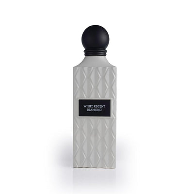 Ibraheem Al Qurashi White Regent Diamond Eau De Parfum 200ml – A Regal Blend of Tea, Cardamom, and Vanilla