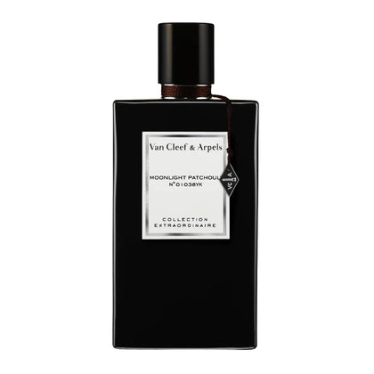 Van Cleef & Arpels Moonlight Patchouli Eau De Parfum 75ml – A luxurious unisex fragrance with patchouli, cacao, and suede.
