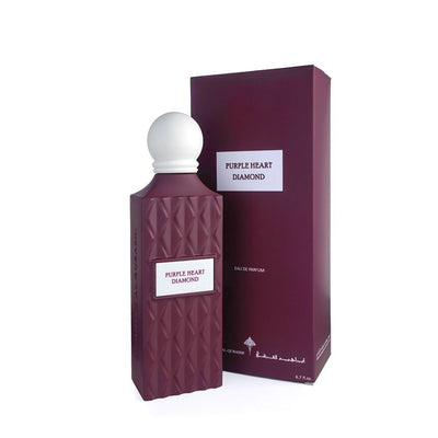 Purple Heart Diamond Perfume by Ibraheem Al Qurashi – A Floral, Fruity, and Woody Scent for Unisex