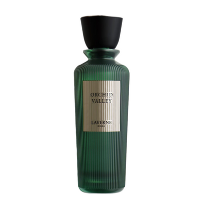 Shop Orchid Valley Eau De Parfum by Laverne – A delicate blend of peach, lily of the valley, and guaiac wood.
