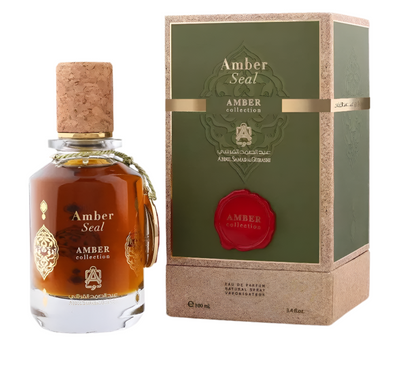 Abdul Samad Al Qurashi Amber Seal Perfume Oil – A luxurious amber-based fragrance in a 30ml bottle.