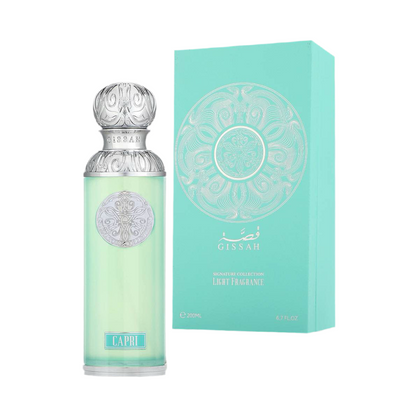 Buy Gissah Capri perfume online – A luxurious unisex scent inspired by the Mediterranean