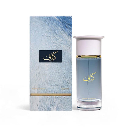 Ahmed Al Maghribi Kaaf 100ml Extrait de Parfum bottle with premium packaging box.