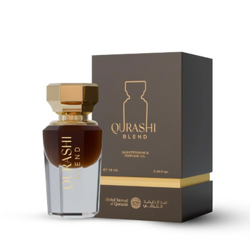 Abdul Samad Al Qurashi Al Qurashi Blend perfume oil bottle and packaging