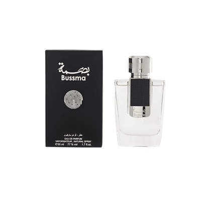 Buy Arabian Oud Bussma EDP online – Premium saffron, vanilla, and amber perfume.