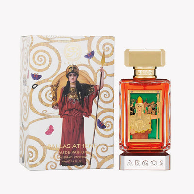 Argos Pallas Athene EDP perfume bottle and box