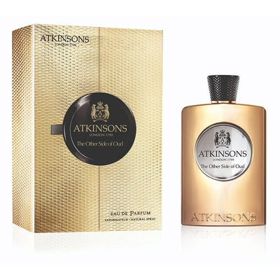 Atkinsons The Other side of Oud Eau de Parfum perfume bottle and packaging