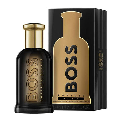 Boss Bottled Elixir Parfum Intense by Hugo Boss – Bold, long-lasting men’s fragrance with rich woody and spicy notes.