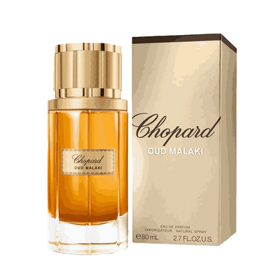 Chopard Oud Malaki perfume bottle and box