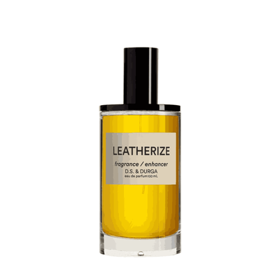 D.S. & Durga Leatherize Eau De Parfum 100ml – Unisex leather fragrance with saffron, birch tar, and musk.
