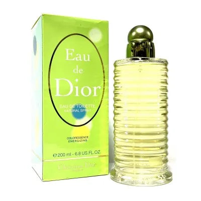 Eau De Dior Coloressence Energizing Eau De Toilette 200ml For Women (Vintage)