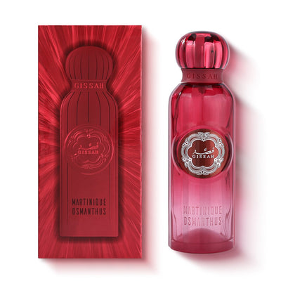 Gissah Martinique Osmanthus Eau de Parfum perfume bottle and box