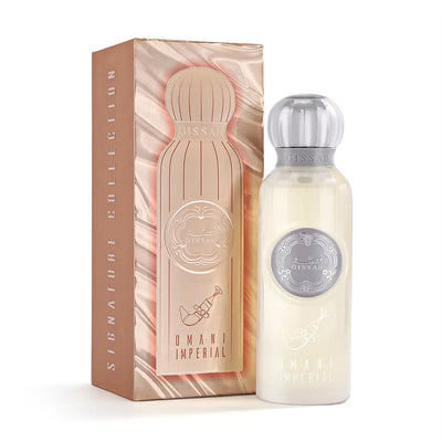 Gissah Omani Imperial Eau de Parfum perfume bottle and box