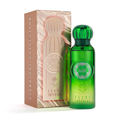 Gissah Saudi Imperial Eau de Parfum perfume bottle and box
