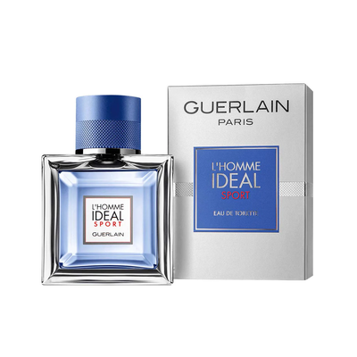 Guerlain L’Homme Idéal Sport Eau de Toilette 50ml perfume bottle and box