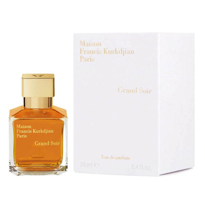 Maison Francis Kurkdjian Grand Soir Eau De Parfum – Luxurious Unisex Oriental Fragrance with Amber, Vanilla, and Cedar Notes – 70 ml