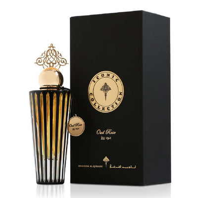 Buy Ibraheem Al Qurashi Iconic Oud Rose Tobacco Extrait online in India