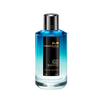 Mancera Aoud Blue Notes Eau de Parfum perfume bottle
