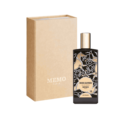 Memo Paris Irish Leather perfume bottle and packaging 