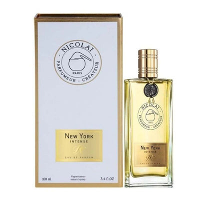 Nicolai New York Intense Eau De Parfum  – Unisex Woody Aromatic Fragrance with Amber, Patchouli, and Cinnamon