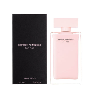 Narciso Rodriguez For Her Eau de Parfum Perfume bottle and packaging
