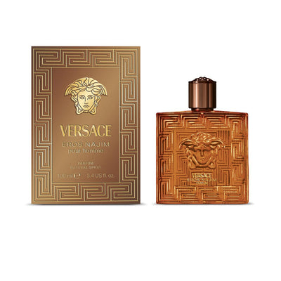 New 2024 Versace perfume – Eros Najim Parfum with rich incense, patchouli, and vetiver.