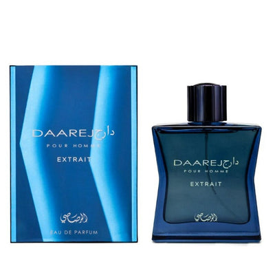 Rasasi Daarej Extrait Eau de Parfum Perfume bottle and box
