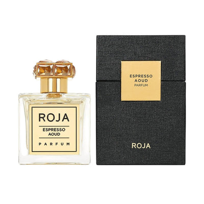 Roja Espresso Aoud Parfum 100ml perfume bottle and box