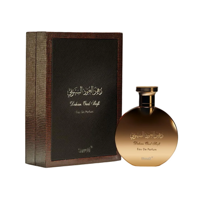 Surrati Dehan Oud Siofi Eau de Parfum Perfume bottle and box