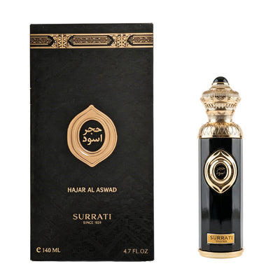 Surrati Hajar Al Aswad Eau de Parfum perfume bottle and box