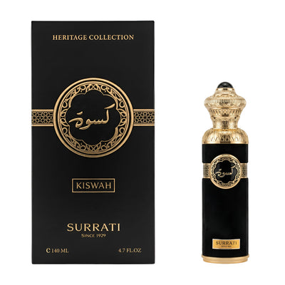 Surrati Kiswah Eau de Parfum perfume bottle and box