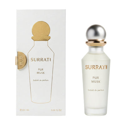 Surrati Pur Musk Extrait de Parfum perfume bottle and box