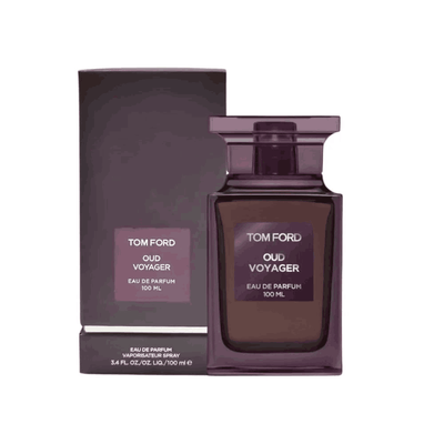 Tom Ford Oud Voyager perfume bottle and packaging
