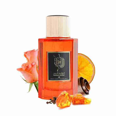 Luxury Unisex Perfume – Golden Amber by Ibraheem Al Qurashi