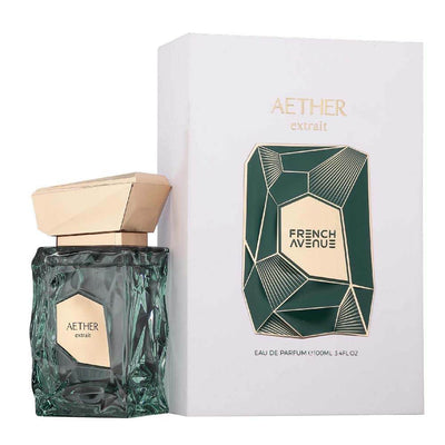 Buy Aether Extrait De Parfum online – A refined blend of citrus, green apple, and woods for a modern scent