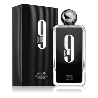 Afnan 9PM Eau de Parfum 100ml bottle with box