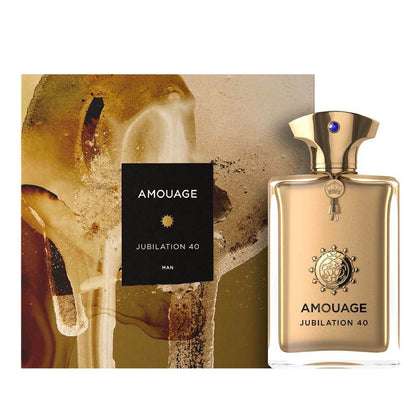Authentic Amouage Jubilation 40 Man – A special 40th-anniversary edition with rich woody chypre notes.