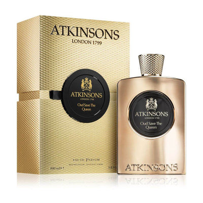 Atkinsons Oud Save The Queen Eau de Parfum Box and Bottle – PerfumeX