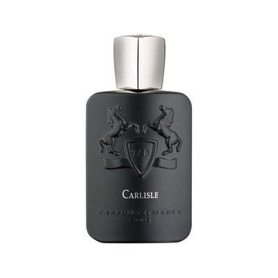 Parfums de Marly Carlisle Eau de Parfum – a luxurious floral fruity fragrance for men with green apple, nutmeg, and vanilla notes.