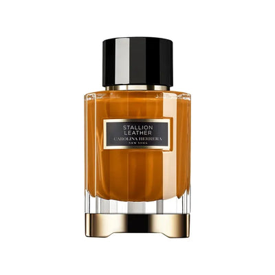 Carolina Herrera Stallion Leather Suede Eau de Parfum perfume bottle