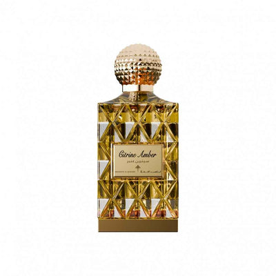 Ibraheem Al Qurashi Citrine Amber Eau De Parfum 75ml bottle – Unisex oriental vanilla fragranc