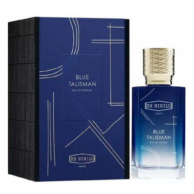 Ex Nihilo Blue Talisman Eau de Parfum bottle with box