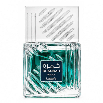 Lattafa Khamrah Waha Eau De Parfum unisex perfume bottle