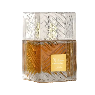 Lattafa Khamrah Eau de Parfum perfume bottle
