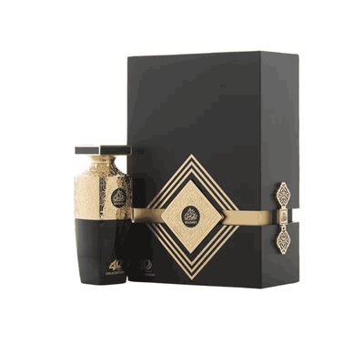 Madawi Gold Edition Eau de Parfum 100ml by Arabian Oud bottle with box