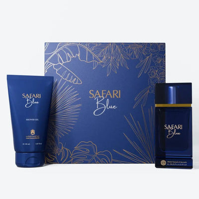 Abdul Samad Al Qurashi Safari Blue Extrait For Unisex 2pcs Set